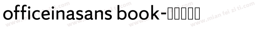officeinasans book字体转换